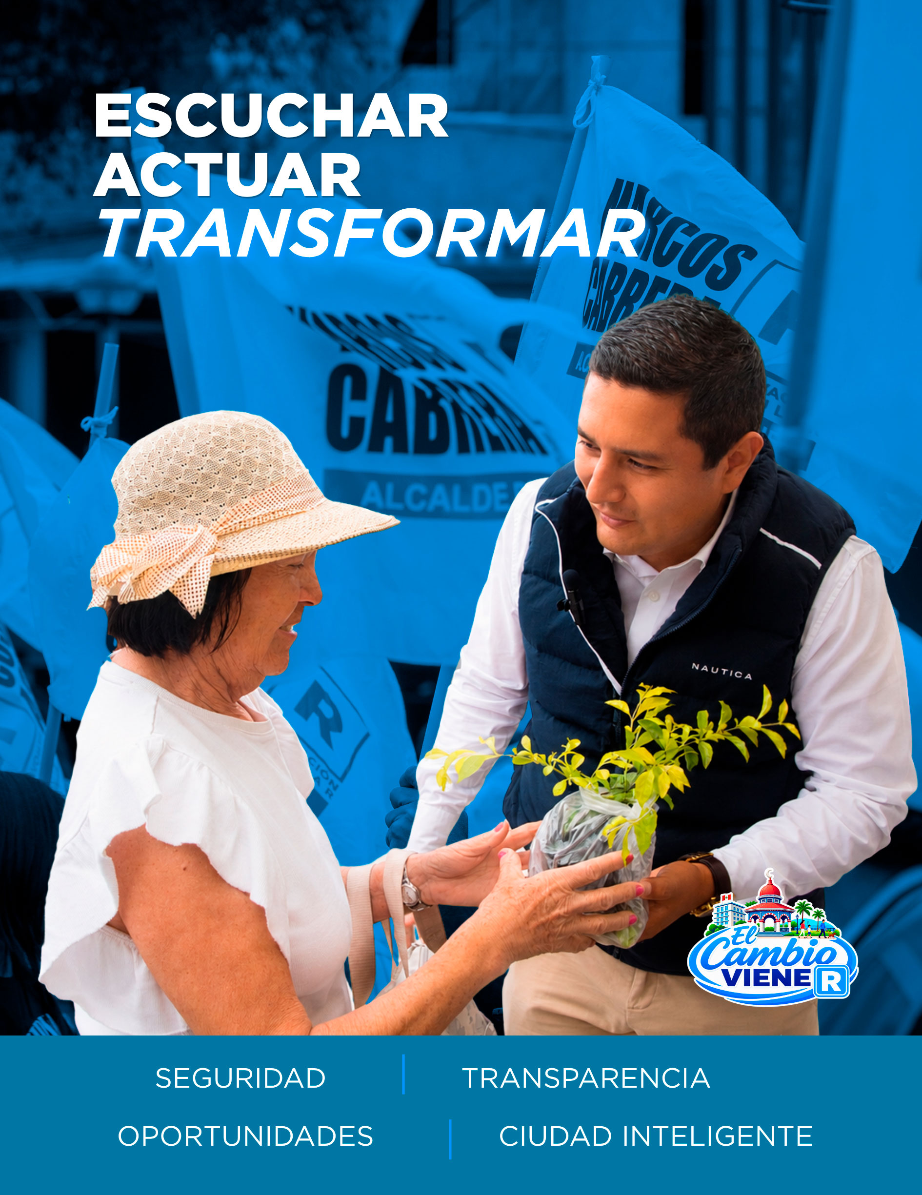 Gina Casanova escuchando a los vecinos de San Borja